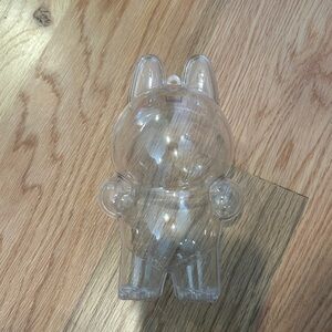 Clear labubu Plastic Container